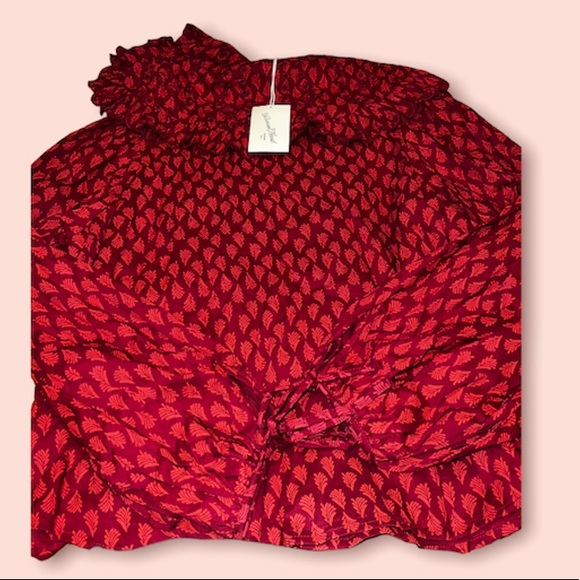 Red Collared Shirt (Prairie Look) | Universal Thread - Picture 4 of 4